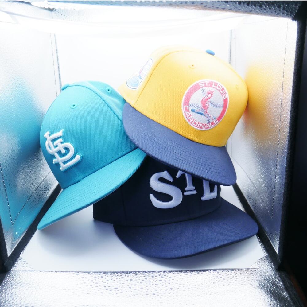 New Era STL Cardinals 3 Fitted Size 7 1/2 Bundle MLB‎ Baseball